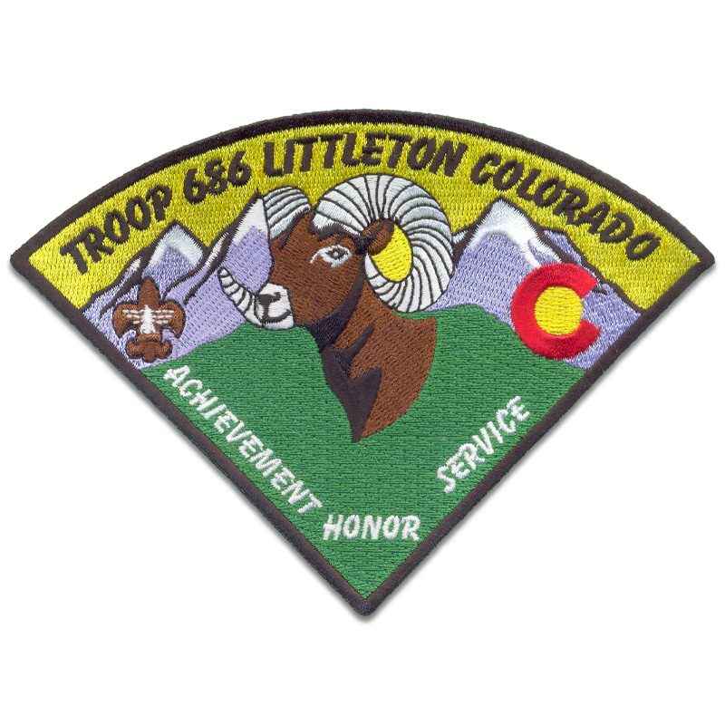 Merrowed Border Club Patch from FactoryDirectPatches.com