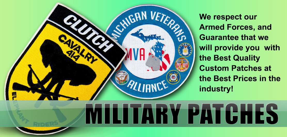 Custom Patches from FactoryDirectPatches.com